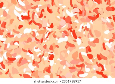 Light Red vector pattern with chaotic shapes. Colorful chaotic forms with gradient in modern style. Best smart design for your business.