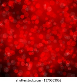 Light Red vector pattern with circles. Abstract illustration with colorful spots in nature style. Design for your commercials.