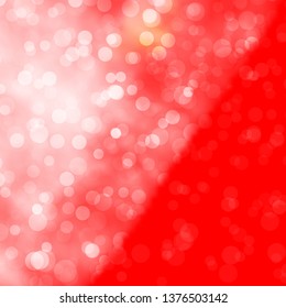 Light Red vector pattern with circles. Modern abstract illustration with colorful circle shapes. Design for posters, banners.