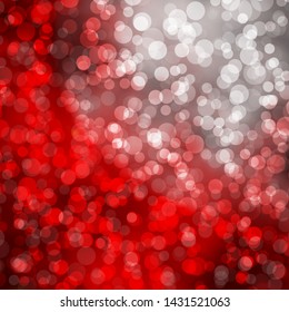 Light Red vector pattern with circles. Abstract illustration with colorful spots in nature style. Pattern for websites, landing pages.