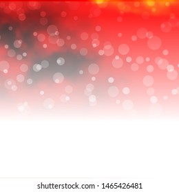 Light Red vector pattern with circles. Illustration with set of shining colorful abstract spheres. Pattern for websites, landing pages.