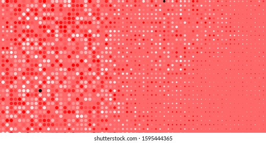 Light Red vector pattern with circles. Abstract colorful disks on simple gradient background. Design for posters, banners.