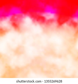 Light Red vector pattern with clouds. Abstract illustration with colorful gradient clouds. Template for websites.