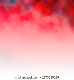 Light Red vector pattern with clouds. Abstract colorful clouds on gradient illustration. Beautiful layout for uidesign.