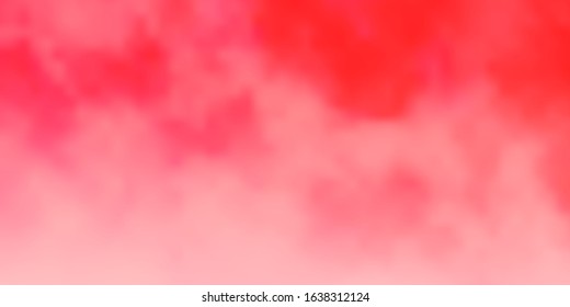Light Red vector pattern with clouds. Abstract illustration with colorful gradient clouds. Pattern for your booklets, leaflets.