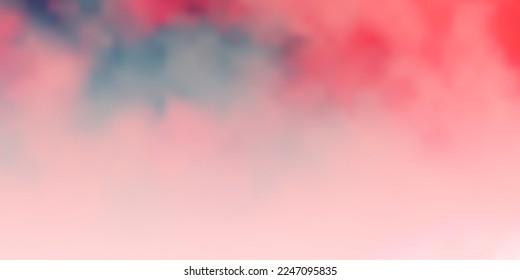 Light Red vector pattern with clouds. Shining illustration with abstract gradient clouds. Pattern for your commercials.