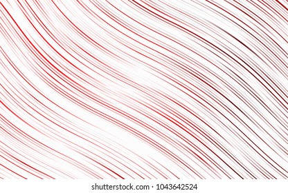 Light Red vector pattern with curved circles. Brand-new colored illustration in marble style with gradient. A new texture for your  ad, booklets, leaflets.