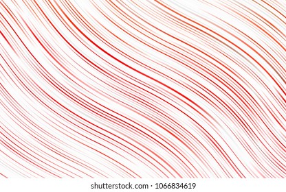 Light Red vector pattern with curved circles. A sample with blurred bubble shapes. A new texture for your  ad, booklets, leaflets.