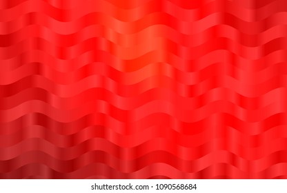 Light Red vector pattern with curved circles. A vague circumflex abstract illustration with gradient. Marble style for your business design.