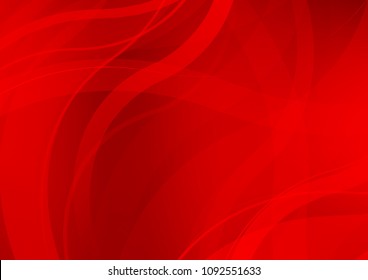 Light Red vector pattern with curved circles. A sample with blurred bubble shapes. A completely new template for your business design.