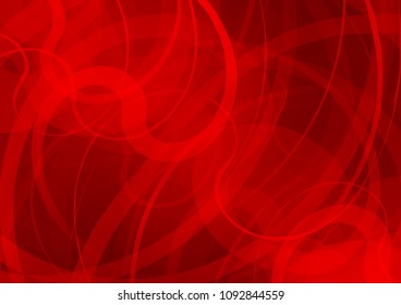 Light Red vector pattern with curved circles. Creative geometric illustration in marble style with gradient. The elegant pattern for brand book.