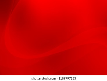 Light Red vector pattern with curved circles. Modern gradient abstract illustration with bandy lines. A new texture for your  ad, booklets, leaflets.