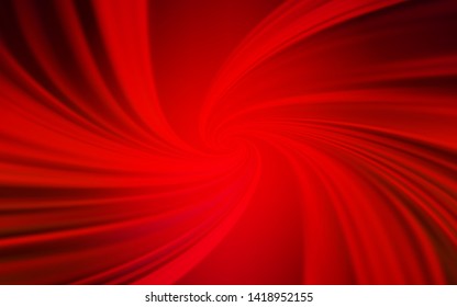 Light Red vector pattern with curved lines. Colorful illustration in simple style with gradient. A completely new template for your design.