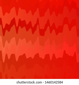 Light Red vector pattern with curved lines. Colorful geometric sample with gradient curves.  Smart design for your promotions.