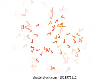 Light Red vector pattern with curved lines. Shining colorful illustration in simple style. New composition for your brand book.