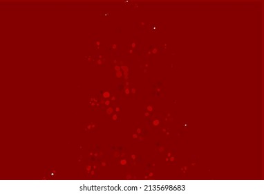 Light Red vector pattern with curved circles. A vague circumflex abstract illustration with gradient. A new texture for your  ad, booklets, leaflets.