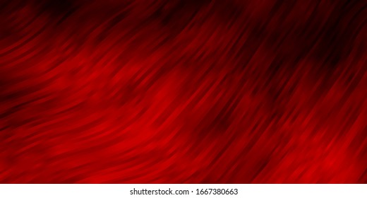 Light Red vector pattern with curves. Colorful illustration with curved lines. Pattern for booklets, leaflets.
