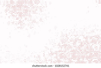 Light Red vector red pattern of geometric circles, shapes. Colorful mosaic banner. Geometric background with colored disks.