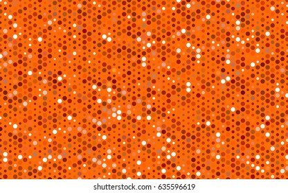 Light Red vector red pattern of geometric circles, shapes. Colorful mosaic banner. Geometric background with colored disks.