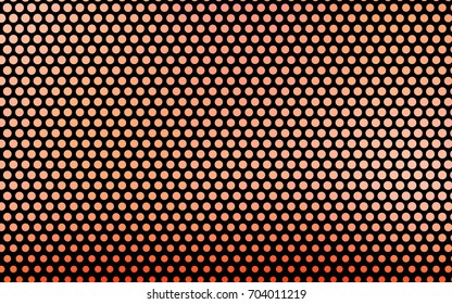 Light Red vector red pattern of geometric circles, shapes. Colorful mosaic banner. Geometric background with colored disks.