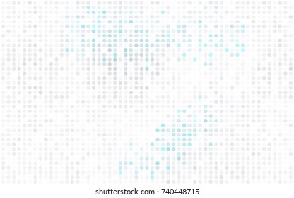 Light Red vector red pattern of geometric circles, shapes. Colorful mosaic banner. Geometric background with colored disks.