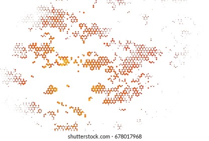 Light Red vector pattern. Hexagonal template. Geometric sample. Repeating hexagon shapes. Brand-New texture for your design. Pattern can be used for background