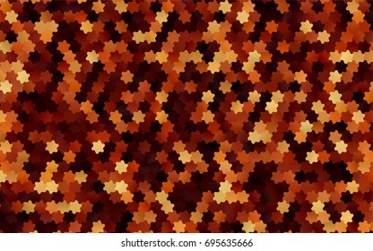 Light Red vector pattern. Hexagonal template. Geometric sample. Repeating hexagon shapes. Brand-New texture for your design. Pattern can be used for background