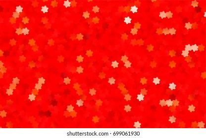 Light Red vector pattern. Hexagonal template. Geometric sample. Repeating hexagon shapes. Brand-New texture for your design. Pattern can be used for background
