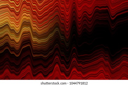Light Red vector pattern with lamp shapes. Brand-new colored illustration in marble style with gradient. A completely new template for your business design.
