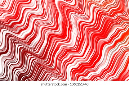 Light Red vector pattern with lamp shapes. Colorful abstract illustration with gradient lines. The template for cell phone backgrounds.