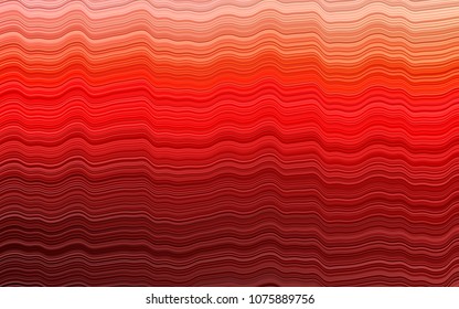 Light Red vector pattern with lamp shapes. A vague circumflex abstract illustration with gradient. Marble design for your web site.
