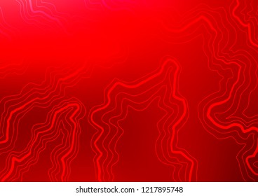 Light Red vector pattern with lamp shapes. Brand new colored illustration in marble style with gradient. A completely new template for your business design.