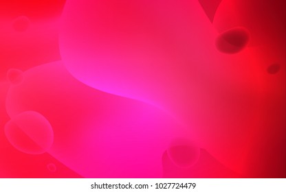 Light Red vector pattern with lava shapes. An elegant bright illustration with gradient. A new texture for your  ad, booklets, leaflets.
