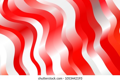 Light Red vector pattern with lava shapes. A completely new color illustration in marble style. A completely new marble design for your business.