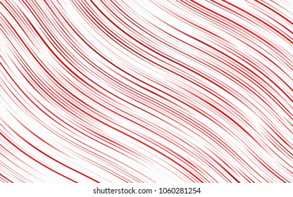 Light Red vector pattern with lava shapes. A sample with blurred bubble shapes. The template for cell phone backgrounds.