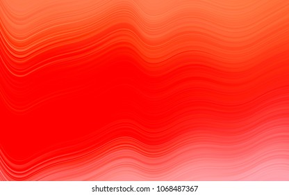Light Red vector pattern with lava shapes. Creative illustration in halftone marble style with gradient. Textured wave pattern for backgrounds.