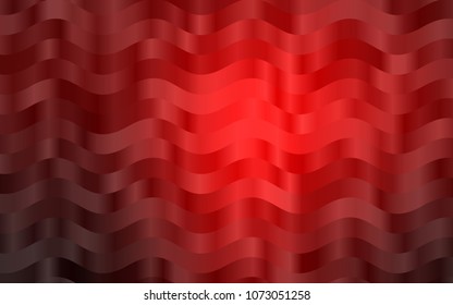 Light Red vector pattern with lava shapes. Shining illustration, which consist of blurred lines, circles. Brand-new design for your ads, poster, banner.
