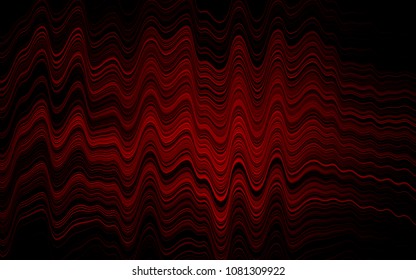 Light Red vector pattern with lava shapes. Blurred geometric sample with gradient bubbles.  A completely new marble design for your business.