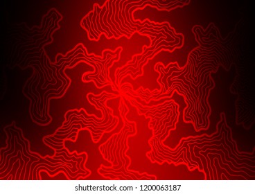 Light Red vector pattern with lava shapes. Brand new colored illustration in marble style with gradient. The template for cell phone backgrounds.