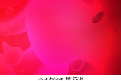 Light Red vector pattern with lava shapes. An elegant bright illustration with gradient. A new texture for your  ad, booklets, leaflets.