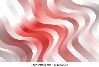 Light Red vector pattern with lines, ovals. Geometric illustration in marble style with gradient.  Marble style for your business design.