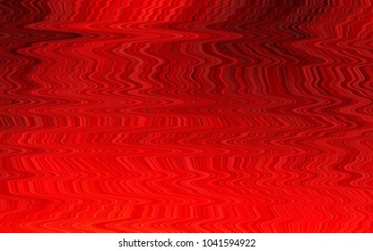 Light Red vector pattern with lines, ovals. A completely new color illustration in marble style. Marble design for your web site.