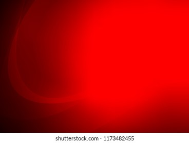 Light Red vector pattern with lines, ovals. Colorful illustration in abstract marble style with gradient. A new texture for your  ad, booklets, leaflets.