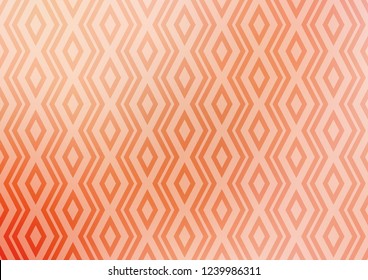 Light Red vector pattern with lines, rectangles. Glitter abstract illustration with colorful lines, rhombuses. Backdrop for TV commercials.