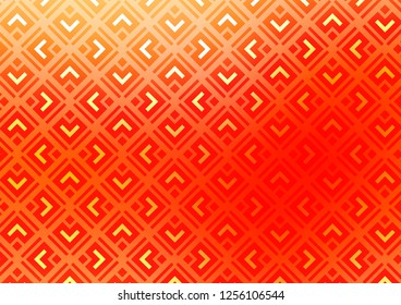 Light Red vector pattern with lines, rectangles. Modern geometric abstract illustration with lines, squares. Pattern for websites, landing pages.