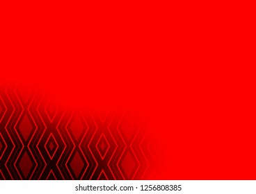 Light Red vector pattern with lines, rectangles. Modern geometric abstract illustration with lines, squares. Pattern for business booklets, leaflets.