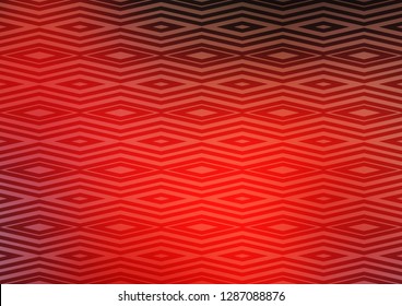 Light Red vector pattern with lines, rectangles. Modern geometric abstract illustration with lines, squares. Backdrop for TV commercials.
