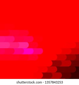 Light Red vector pattern with lines. Geometric abstract illustration with blurred lines. Smart design for your promotions.