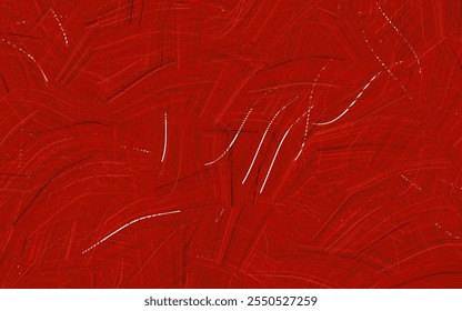 Light Red vector pattern with lines. A shining illustration, which consists of curved lines. Simple template for your design.