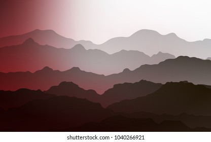 Light Red vector pattern with liquid shapes. Shining illustration, which consist of blurred lines, circles. The template for cell phone backgrounds.
